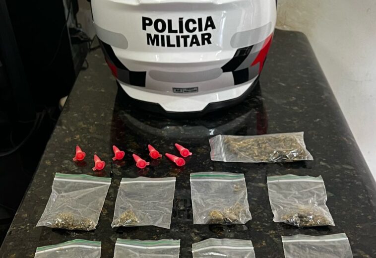 Polícia flagra jovem com drogas e dinheiro em ponto de tráfico em Santa Gertrudes
