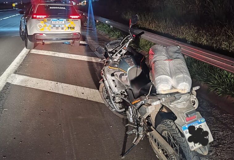 Condutor é preso em Cordeirópolis por porte de drogas e adulteração de placa de motocicleta