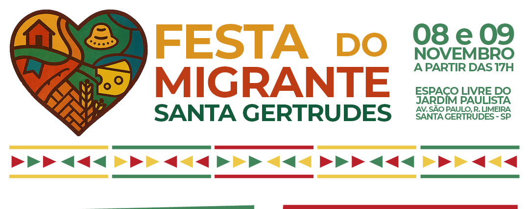 Santa Gertrudes celebra suas origens na Festa do Migrante 2025