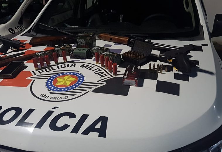 Arsenal apreendido em Santa Gertrudes