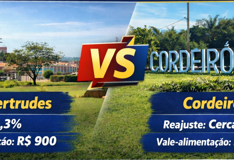 Servidores municipais: Santa Gertrudes anuncia reajuste de 8,3% enquanto Cordeirópolis deve ficar perto de 5%