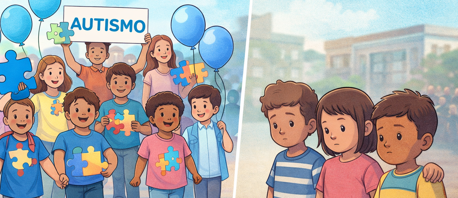 Mês do Autismo começa sob críticas em Cordeirópolis: exclusão em evento e silêncio da prefeitura revoltam famílias