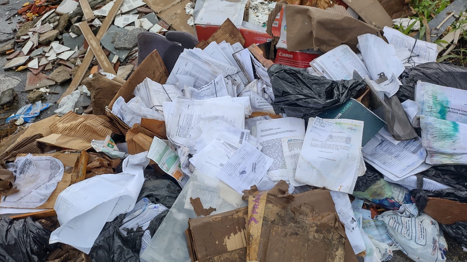Documentos da Prefeitura de Limeira aparecem descartados em área verde no litoral paulista e caso deve ir ao Ministério Público