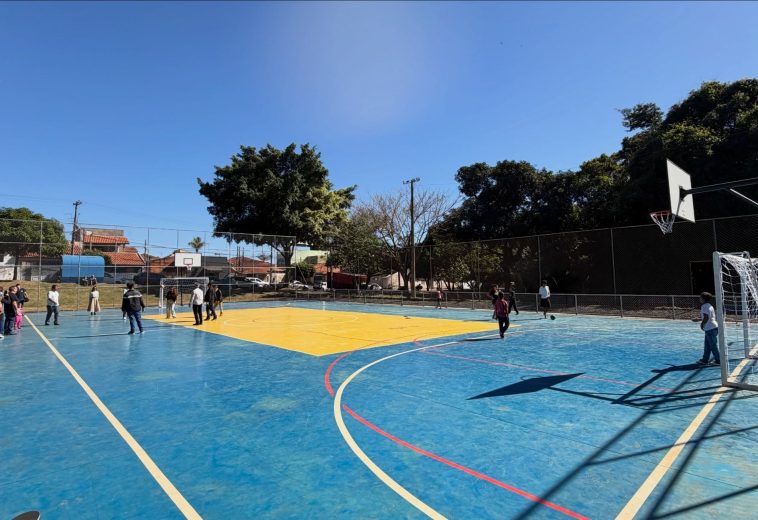 Quadra esportiva e praça do Jardim Cordeiro são entregues à população em Cordeirópolis