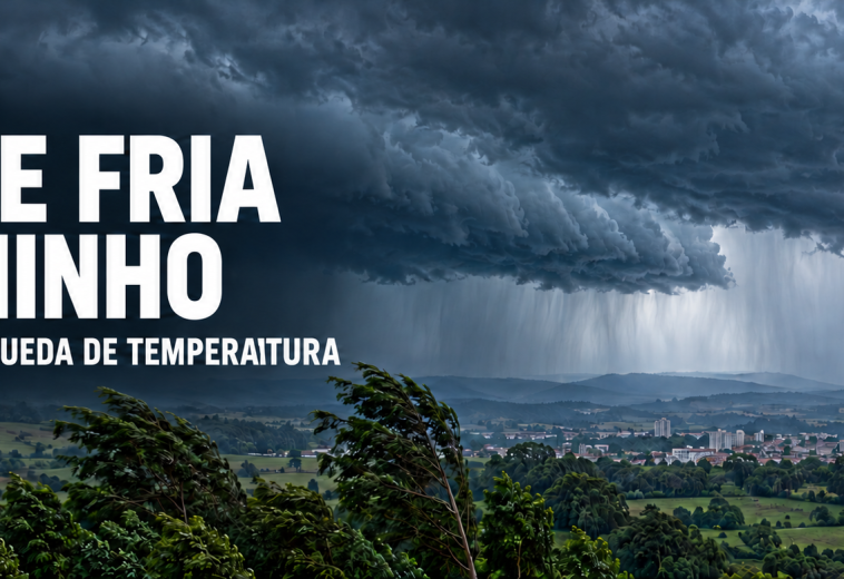 Frente fria deve trazer chuva forte, vento e risco de granizo para São Paulo nesta semana