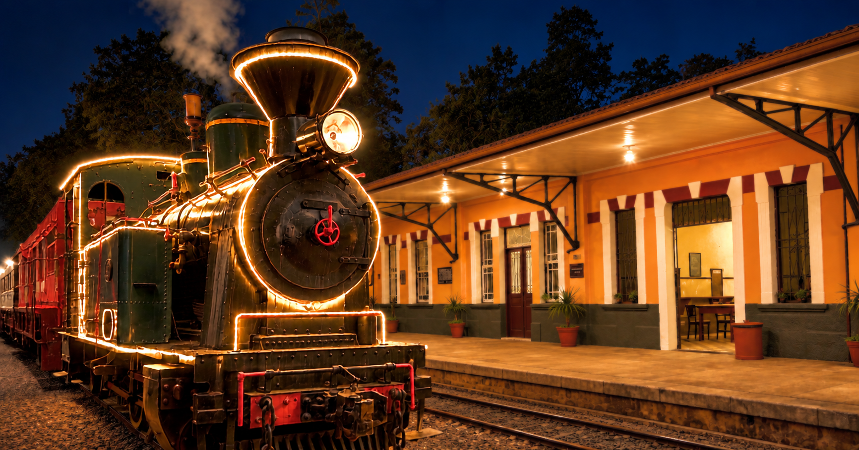 Trem de Natal terá passeio noturno entre Campinas e Jaguariúna em 2026